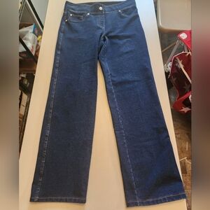 Nygard slims, medium/10-12, dark blue denim